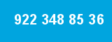 922 348 85 36 922 348 85 36